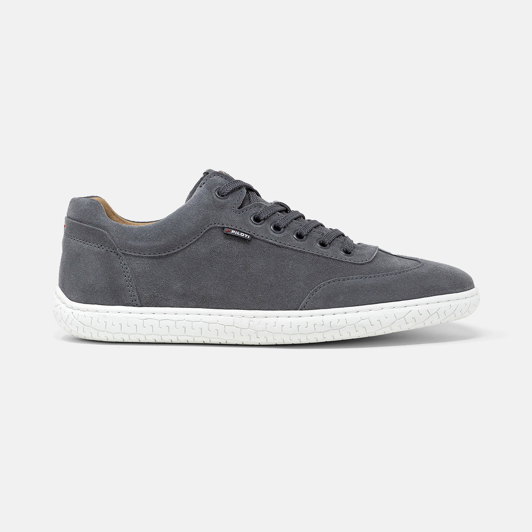 Men's Suede Shift Driving Sneaker Charcoal (White Sole)