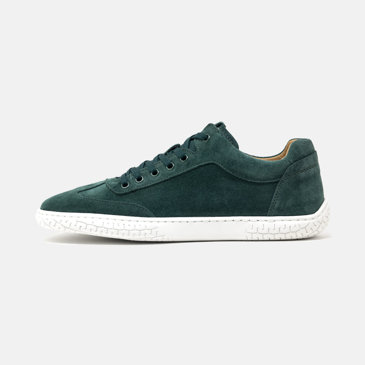 Men's Suede Shift Driving Sneaker - Charcoal (White Sole)