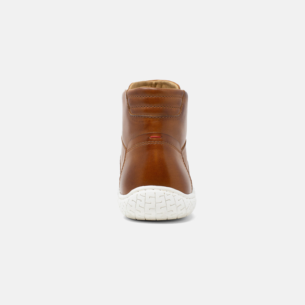 Men's Leather Apex High Top - Cognac (White Sole) – Piloti