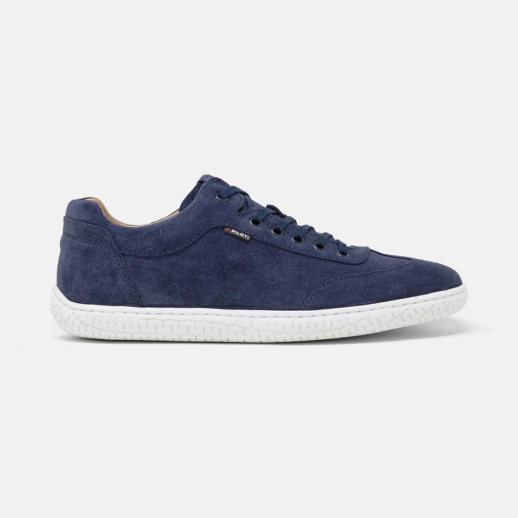 Blue suede sale shoes white sole